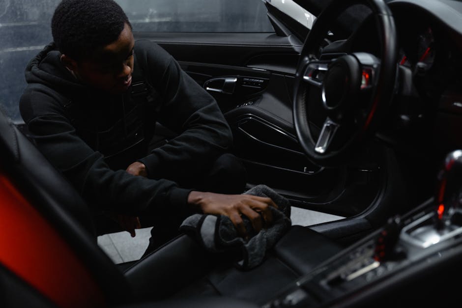 Deep interior detailing and vacuuming